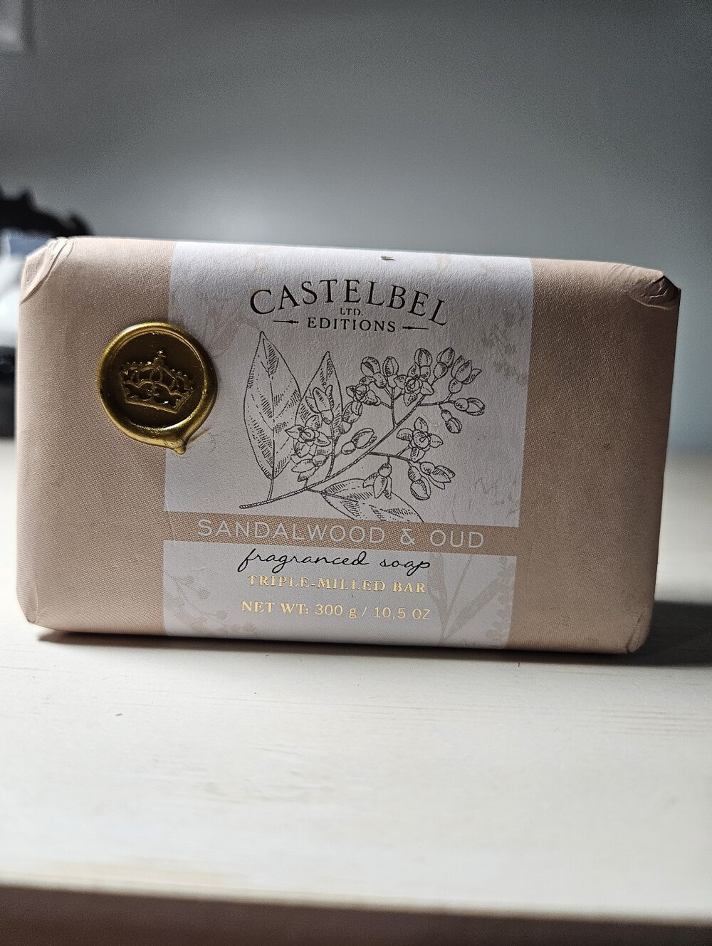 NWT Castelbel Sandalwood & Oud Luxury Fragranced Soap Bar 300g Limited Edition